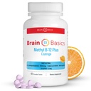 Methyl B-12 & Methyl Folate – 60 Chewable Tablets, arancione Citrus Flavor – Alta potenza Bioattiva B-12 Vitamin & B9 Folate Supplemento per energia, cervello, cuore & Nerve supporto