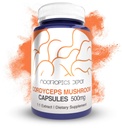 Nootropics Depot Cordyceps Mushroom Capsule | 500mg | 60 Count | Cordyceps militaris | Whole Fruiting Body Mushroom Exract | Supporta sistema immunitario sano