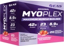 EAS Original Myoplex Maximum Muscle Builder | Meal Replacement Protein Drink Mix | Quality Protein Blend | 42g Protein | 20 singoli pacchetti (Strawberry Milkshake)