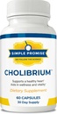 Promise semplice - Cholibrium - Integratore di funghi con Lions Mane - Supporto di cuore e colesterolo, 60 capsule