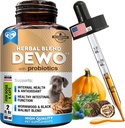 Difesa naturale Intestinale per cani e gatti – Herbal Cleanse with Wormwood, Black Walnut & Probiotic – Promuove sana Gut & Flora Balance – Advanced Broad Spectrum Formula – Made in USA