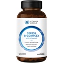 Vitamina World Stress Vitamina B Complex con Vitamina C, Timed Release High-Potency Vitamin B6, B12, Niacin, Folate & Biotin per Stress, Energy, Metabolism & Immune Support, Non-GMO, 120 Caplets