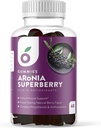 Aronia SuperBerry Gummies, Daily Immune Support, Ricco di Antiossidanti, Meglio di Elderberry, Grande Aroma di Berry Naturale di Degustazione, 60 Contenitore (30 giorni) (SuperBerry)