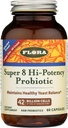 Flora - Super 8 Hi Potency Probiotics 60 Count - Healthy Yeast Balance & Digestive Health - per uomini e donne - 42 miliardi di CFU, crudo, senza glutine - Fino a 2 mesi di fornitura