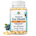 Complesso Occhiale Totale - Luteina + Bilberry + Zeaxanthin + Citrus Bioflavonoids - Integratore di Supporto per Occhi Sani 120 Softgels, Alimentazione 60 giorni