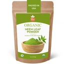 SPICY ORGANIC Neem Powder – 16 oz. - Certificato USDA Organic -Non-GMO - Foglie di Neem Dried fresche Polvere per capelli sani e pelle - Azadirachta Indica Ayurvedic Herb per il benessere generale