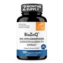 Integratore di zinco di Sandhu con Ionophores| Quercetin & Estratto di tè verde per l'assorbimento superiore e l'alta potenza| 800mg capsule vegetariane 120 conte (pacchetto di 1)| Supporto immunitario per gli uomini e le donne