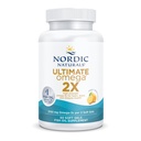 Nordic Naturals Ultimate Omega 2X, Limone Flavor - 60 Gel Morbidi - 2150 mg Omega-3 - Olio di pesce ad alta potenza con EPA & DHA - promuove la salute del cervello e del cuore - Non-GMO - 30 Serve