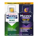 Massima resistenza Mucinex FastMax DM Max & Mucinex Nightshift Cold & Flu Liquid (2 x 6 fl. oz.) Thins & Loosens Mucus, Relieves Cough & Chest Congestion, Dolore, Fever, Sneezing, Sore Throat, Runny Nose