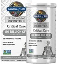 Giardino della vita Dr. Formulato Probiotici Cura critica 80 miliardi CFU 15 Strains Colon Salute e Sistema immunitario, 30 capsule
