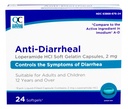 Qualità Scelta Loperamide 2mg AntiDiarrheal 24 Conte Softgel