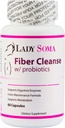 Lady Soma Fiber Cleanse per le donne con probiotici, 60 capsule