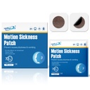 16ct Motion Sickness Patches – Sea Sickness Patches per Crociera, Auto, Aereo e Altri Viaggi – Non-Drowsy, Efficace, dura 72 ore