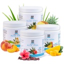 Si' che puoi! Aloe Vera Powder Drink Mix - Hydration Booster Infuso con Pure Organic Aloe Vera Extract - Delicious Flavors - Made in USA - Antiossidante Rich - Vatiety Flavor - 40 Servings Per Canister (4 Pack)