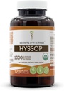 Segreti della Tribe Hyssop USDA capsule organiche | capsule vegetariane biologiche certificate, supplemento dietetico | Hyssopus officinalis Dried Herb (120 conte)
