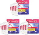 WoundSeal Powder 4 Ciascuno (pacchetto di 3) - Cura del dolore Primo soccorso per tagli, graffi e abrasioni - Stops Bleeding in Secondi Senza Stitches o Bandages - Sicuro ed efficace per le persone di tutte le età e gli animali