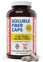 Yerba Prima Soluble Fiber Formula Capsules, 180 Count - Premium Dietary Fiber Supplement, Fibra Solubile Naturale, Concentrato, Senza Glutine, Non OGM, Made in Italy