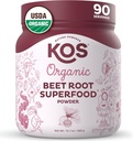 Polvere di radice di barbabietola organica KOS - 90 porzioni (2pk Bundle)