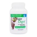 SuperDigest miglior processo alcalino — Multi-Enzyme Digestive Support — Enzimi digestivi con Alfalfa, Papain & Bromelain (Amichevole vegetariano)