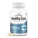21st Century Healthy Eyes with Lutein Tablets, (60 Count), Vitamine Occhiali & Supplemento Minerale con Antiossidanti per Supporto Visione, Integratori per la salute degli occhi per adulti e anziani, Non OGM & Gluten Free