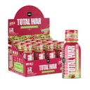 REDCON1 Total War Pre Workout Energy Shots - 300mg Caffeine Shots with B Vitamins & 0 Zucchero - Lunghissimo strato di energia per il supporto al fuoco - Fuel Your Workout or Workday - Watermelon Invasion (12 Conte)