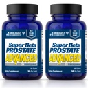 SUPER BETA PROSTATE Avanzato – Promuovere il sonno, Supporta il svuotamento della vescica. Integratore di supporto per la salute degli uomini con Beta Sitosterol, non Saw Palmetto. (120 Caplets, 2-Pack)