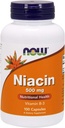NOW Foods - Niacin Vitamina B-3 500 mg. - 100 capsule ( Multi-Pack)