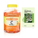 Vitamina C Integratore alimentare Immune Salute Integratore alimentare vegetariano Gummies, Arancione, 500 mg, 120 Conta + Esclusiva Guida alla vitamina VitaMax (2 articoli)