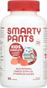 SmartyPants Kids Multivitamin Gummies: Omega 3 Fish Oil (EPA/DHA), Vitamina D3, C, Vitamina B12, B6, Vitamina A, K & Zinc per il supporto immunitario, Uva, Ciliegia & Berry Flavors, 90 Count (22 Day Supply)