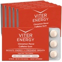 Viter Energy Caffeina Caffeina Caffeina, B Vitamine, Guarana, Zucchero Libero. (Cinamone, 12pcs, 6 Pack)