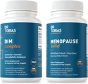Dr. Tobias Menopause Relief and DIM Complex - Support Hormonal Balance e Menopausal Comfort, Non OGM