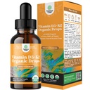 Natura Artigianato Liquido Vitamina D3 con K2 per adulti - Gocce organiche 2000IU per Serving Vegan Bone Muscle Heart & Immune Support MCT olio potenziato assorbimento - 2Fl Oz (Pack of 1)