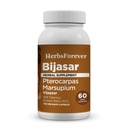 HerbsForever Bijasar(Indian Kino Tree, Malabar Kino)-Extra Strength(10:1) Estrarre,Equiv.to 4800mg Bark Powder Per Serving-Liver Support & Detox Blood Sugar & Purity|10% Tannins|60 Veg Capsules|800mg