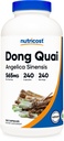 Nutricost Dong Quai 565mg, 240 Capsule (Angelica Sinensis) - Caps, Non OGM, Gluten Free