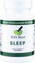 Dormire - Supplemento naturale con L-teanina, Ashwagandha, Magnesio, Radice Valeriana, Melatonina - Formula non-Habit Forming per sonno profondo e riposo ringiovanente - 90 Capsule