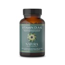 Natura Health Products D-A-K (ADK) – D3 5000 IU, K2 50 mcg, K1 550 mcg & Vitamina A 1000 IU – Bone, Heart & Immune Support – Fat-Soluble Calcium Metabolismo – 60 capsule vegetariane