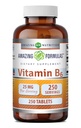 Stupefacente formula vitamina B6 Pyridoxine 25mg 250 compresse supplemento | Non OGM | Gluten Free | Made in USA