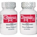 Ricerca cardiovascolare 120 Softgels 125 mg Vitamina E Annatto Tocotrienols Pure DeltaGOLD, 90% Delta e 10% Gamma, 2 Bottiglie 60 Gel Morbidi Ogni (ANNATOC)