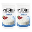 NaturesPlus SPIRU-TEIN, Vanilla - 1.06 lbs, Confezione da 2 - Polvere proteica a base vegetale - Vegetariano, Gluten Free - 32 Serve totali