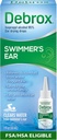 Gocce d'orecchio di Debrox Swimmer con alcool Isopropil, gocce di essiccazione per adulti e bambini, 1 Fl Oz