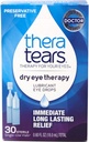 TheraTears Gocce per occhi secchi, Terapia degli occhi asciutta gocce lubrificanti, Preservative Free, 30 Conte