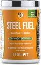 SteelFit Steel Fuel 5g BCAAs polvere di aminoacidi per Intra-Workout per accelerare la crescita del muscolo & maggiore resistenza - 30 Serve in Apple Pear - BCAA Supplements Polvere per elettroliti & Recupero