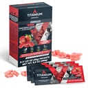 TITANIUM Energy Chews for Running, Ciclismo - Gummie Natural Endurance per l'energia vegetale a Re Fuel - Integratori energetici - Preworkout Snack Bloks - Più veloce di Energy Gel - No Caffeine - 8 Count