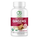 | Ginseng 60 capsule | Adaptogen for Stress Relief, Energy Boost, Immune Support | Certificato USDA Organico, Non OGM, Integratore Vegan per il benessere naturale