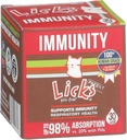 Licks Pill-Free Cat Immunity - Immune Support Cat Supplies - Supplementi respiratori - Forniture sanitarie - Gel Packets - 30 Usa
