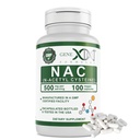 Genex Formulas NAC 500mg (100 capsule) N-Acetyl Cysteine, Supporta la salute del fegato - Non OGM, Gluten Free, Vegan (3 mesi di fornitura)