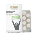 Pro-Ven Adatta per la scuola Bambini Probiotici Chewable Tablets | 12,5 miliardi di CFU con vitamina C & D per età 4-16 | Natural Strawberry Flavor | Vegetariano, Gluten & Lactose Free | 30 Tablet giornalieri