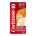 Cortizone-10 Massima resistenza dell'acqua resistente Itch Relief Ointment, 1% Hydrocortisone, Fast-Acting, Anti-Itch Crema per Bug Bites, Rash, Eczema, Psoriasis, Poison Ivy, Oak, Sumac & More, 1 oz