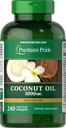 Puritan's Pride Coconut Oil 1000 mg Softgels, 240 Conte
