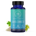 Calm & Connected -Stress Support & Ayurvedic Nootropic for Natural Calm, Focus, Clarity and Energy, Cortisol Manager con Ginkgo Biloba, Ashwagandha, Rhodiola, Lemon Balm -60 Capsules (1)